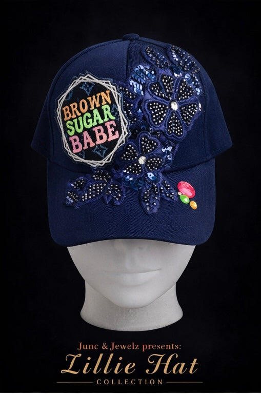 Navy Blue Brown Sugar Babe